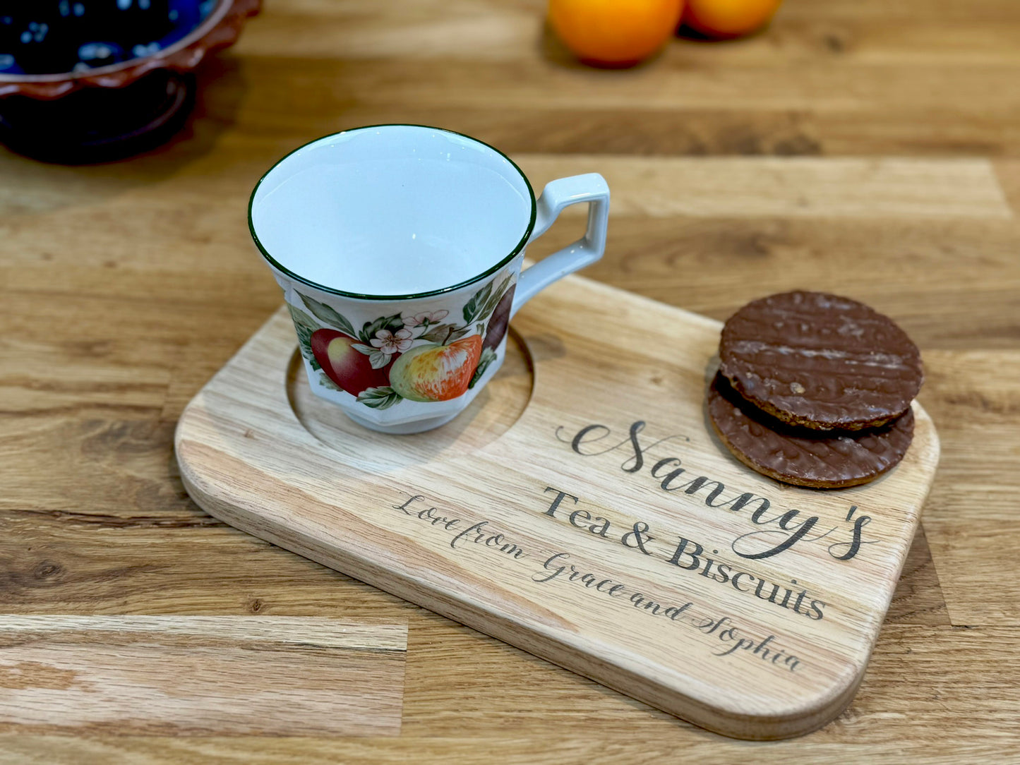 Tea Serving Board: Spiritual, Just Breathe