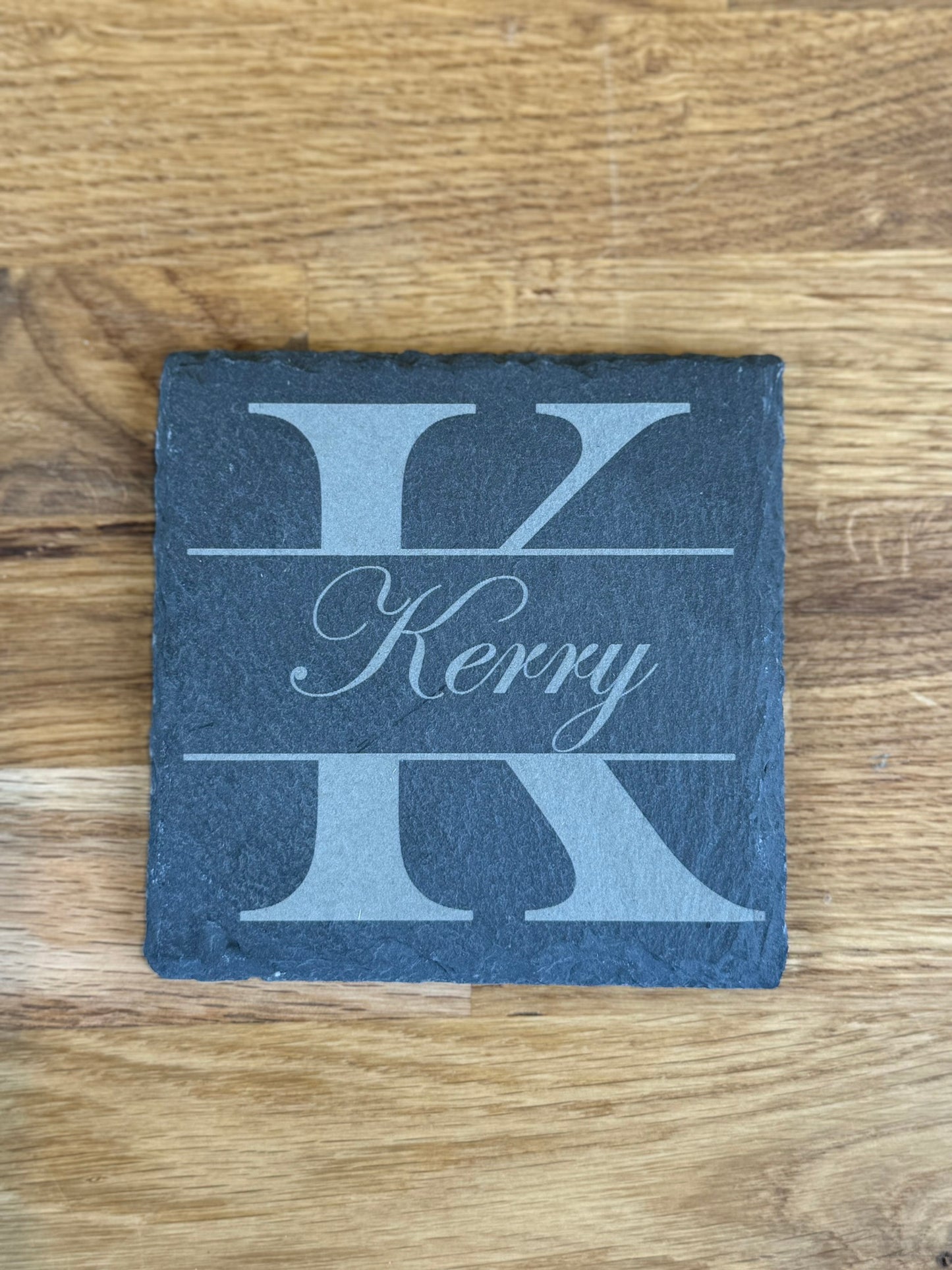 Personalised Slate Coaster Name