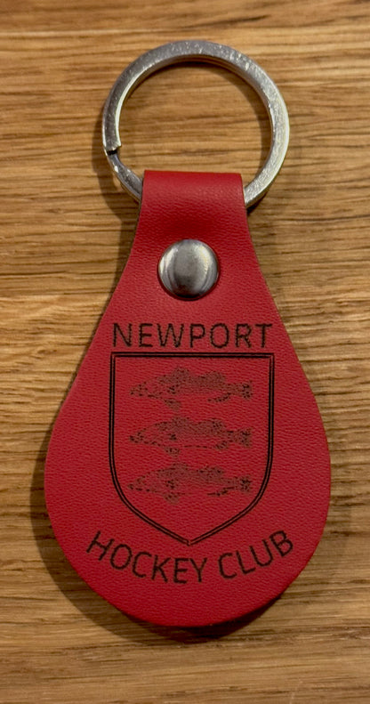 Custom Engraved Leather Key Ring for Corporate Branding & Promotional Gifts