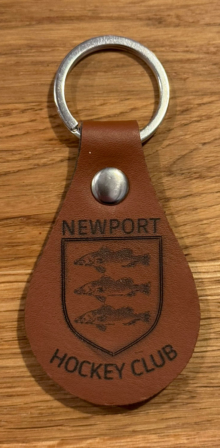 Custom Engraved Leather Key Ring for Corporate Branding & Promotional Gifts